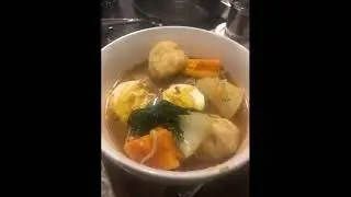 Soup with dumplings - Caribbean Style #shorts