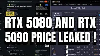 RTX 5090 AND 5080 PRICE LEAKS!!!