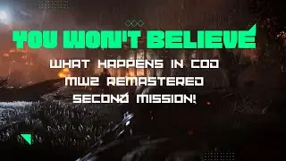 You won't believe what happens in COD MW2 Remastered Second Mission!#shorts