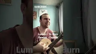 Russian guy sings a song in Russian Lumen - To Burn (song with acoustic guitar)