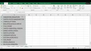Excel : How to separate single column to multiple columns in excel