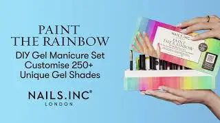 Nails.INC paint the rainbow DIY gel manicure set