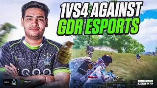1v4 GDR 🚀❤️  | IQOOSOULLEGiT | BGMI