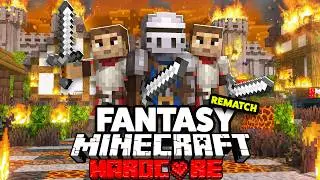 100 Players Simulate a Fantasy Tournament in Minecraft... REMATCH!