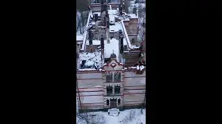 Сортавала. Бывший военный госпиталь сегодня. Вид сверху🔥🔥🔥
