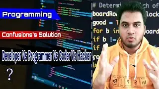 Programming - Developer Vs Programmer Vs Coder Vs Hacker Difference Between -//- (YBUK For You) #40