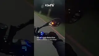 Monitor the blind spots on the road! 79GHz KiWAV motorcycle blind spot detection system BSD