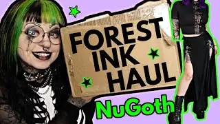Spiderwebs, Buckles & Stripes!! FOREST INK NU GOTH HAUL // Emily Boo