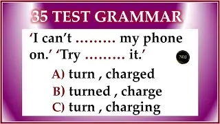 35 Grammar Tenses Quiz | English Tense Practice Test | English Grammar Quiz | No.1 Quality English