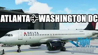 Delta’s DC Landing FAIL… But I Blame the Sim 😅