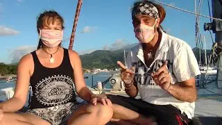 Boatlife while Corona Virus outbreak ☣️ Sailing couple under lockdown.