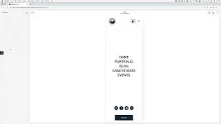 Moving the mobile menu button in Squarespace 7.1 closer to the links