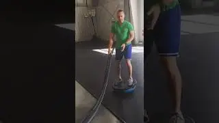 Boost Your Workout with Battle Ropes and a Balance Ball