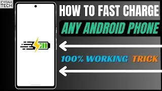 How To Fast Charge Any Android Phone | Turn On Super Fast Charging Android