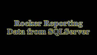 Odoo Rocker Reporting - SQLServer demo