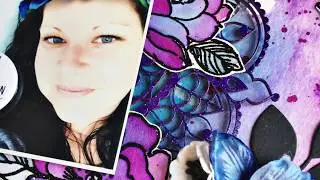 Purples and blues with Lindy's