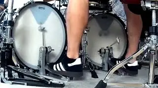Powerful Double Bass Drumming at 180 Bpm | Double Bass Drumming Demonstration by Krimh 