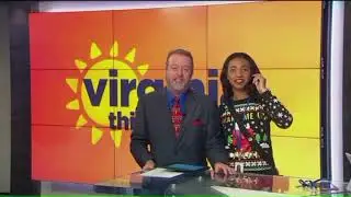 Mickie James Preforms Christmas Presence on Virginia this Morning