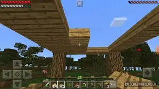 Построили дом для овец и сделали мини ферму! Minecraft PE #3