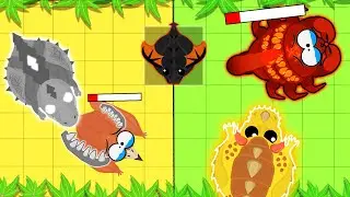 MOPE.IO LEGENDARY T-Rex & Dino Monster Destruction | Painfull Revenge
