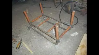 Санки - из старых спинок кровати