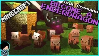 [1.10.3] Minecraft - DESTROY VILLAGES BY BEING THE ENDERDRGAON! - EnderDragon One Command Showcase