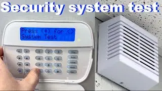 Testing Security Alarm System