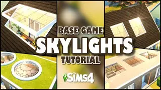 How to make skylights in the sims 4 ||  || The Sims 4  Tutorial - NO CC