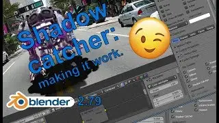 how to use the shadow capture feature in Blender 2.79