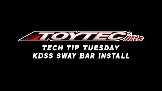 Tech Tip Tuesday - KDSS Sway Bar Installation