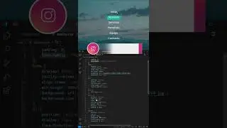 Animated Sliding Menu Indicator #html5 #css #shorts