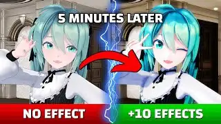 This 10 Easy-to-Use MMD Effects Combo Creates INSANE Visuals!【MikuMikuDance Beginner's Tutorial】