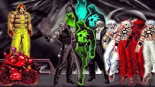 [KOF MUGEN] Ralf 15, Slug Type R Vs Bosses Orochi, Rugal Team