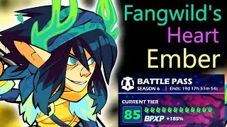 Kicking Butt with Fangwild's Heart Ember • Tier 85 Battlepass 6 Epic Skin • Brawlhalla 1v1 Gameplay