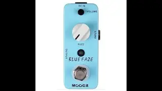 Pedal De Efecto Mooer Blue Faze Vintage Fuzz Para Guitarra