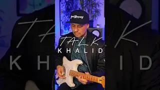 Khalid - Talk (Electric Guitar Cover by Richard Galiguis) #Shorts