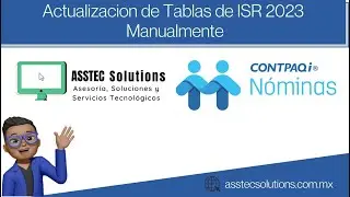 Actualizacion de tablas de ISR 2023 manualmente en Nóminas CONTPAQi