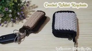 Keychain wallet crochet tutorial