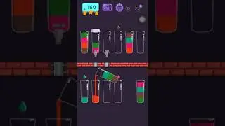 Cups - water sort puzzle | level 160 | ⭐️⭐️⭐️