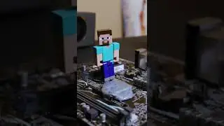Minecraft. Стив меняет термопасту