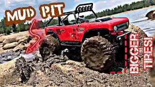 Scx24 mudding at the lake!