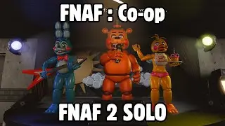 Roblox FNAF: Co-op - FNAF 2 Full Solo Walkthrough