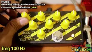Tes efek gitar ASFX 7 BAND EQUALIZER
