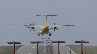 STORM DORIS - Bristol Airport Bumpy Landings - Compilation 4K