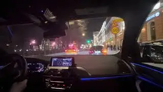 Moscow night drive