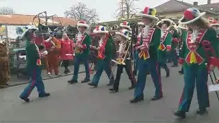 Карнавальное шествие в Lörzweiler (около Майнца)