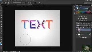 How to make colorful text effect in Photoshop CC