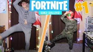 FORTNITE DANCE CHALLENGE WITH MY LITTLE BROTHER
