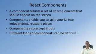 React Components - Front-End Web Development with React