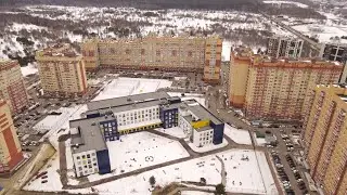ЖК Десятка. Раменское. Обзор с воздуха (12.03.2022)